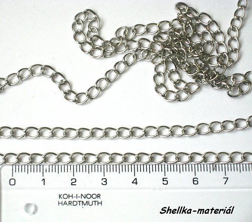 Řetízek adjustační 6x4mm.....1m(BK045) — foto 1