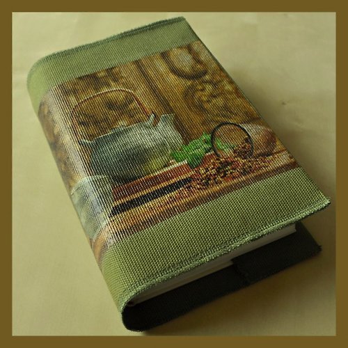 Čajová konvička, light green - obal na knihu — foto 1
