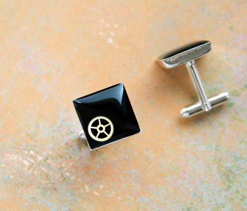 Manžetové knoflíčky /black/ — foto 1