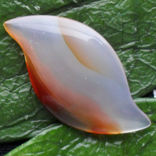 Čínský achát 40x20x5mm — foto 1