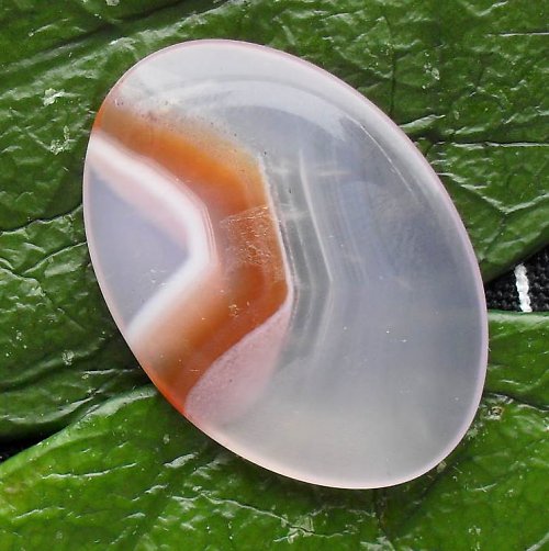 Čínský achát 34x23x5mm — foto 1