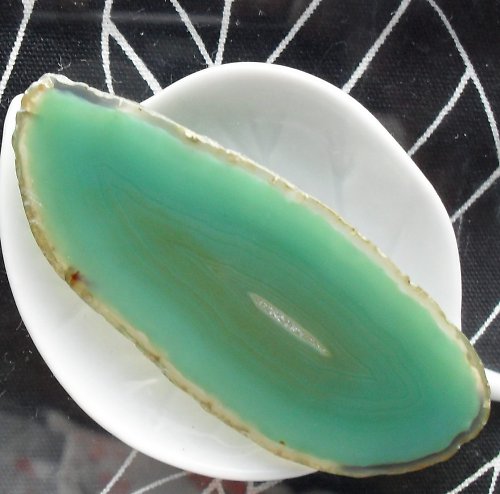 Achátový plátek 75x32x3mm — foto 1