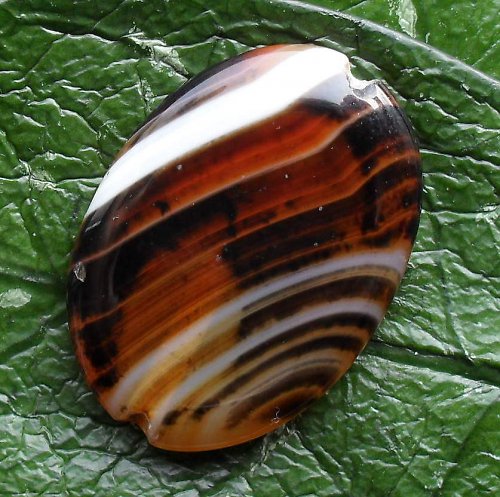 Barvený achát 35x25x6mm — foto 1