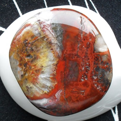 Mexický achát 43x40x10mm — foto 1