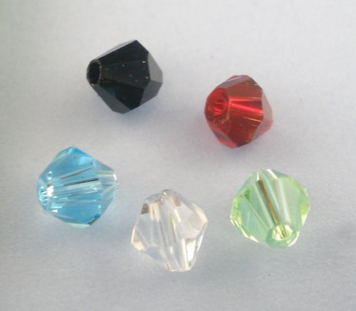 Broušené korálky typ MIX 4mm/20ks
