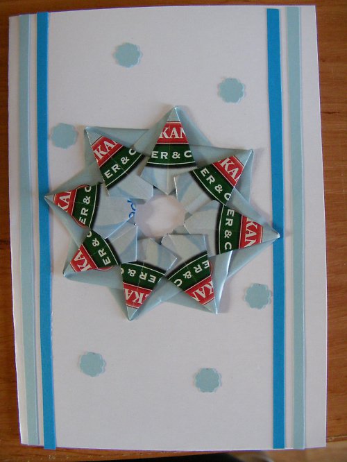 Přáníčko Tea bag folding — foto 1