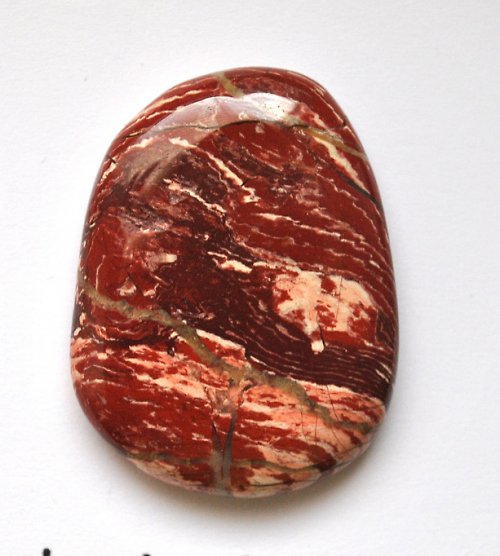 Jaspis - 4,2 x 3 x 0,4 cm — foto 1
