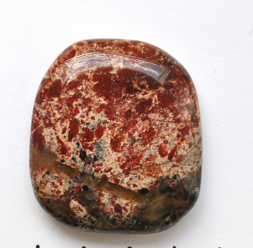 Jaspis - 4 x 3,7 x 0,4 cm — foto 1