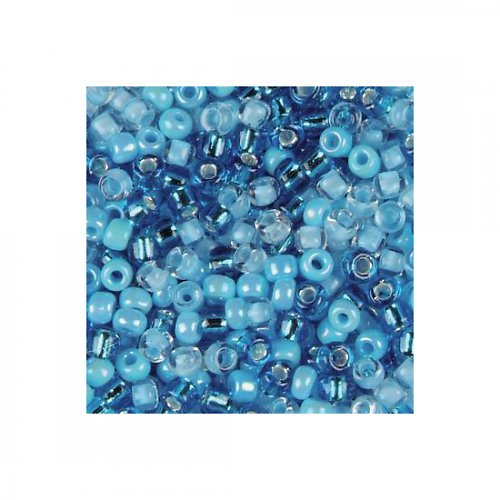 Rocailles-aqua blue 10-0 2,2mm- scrapbook — foto 1