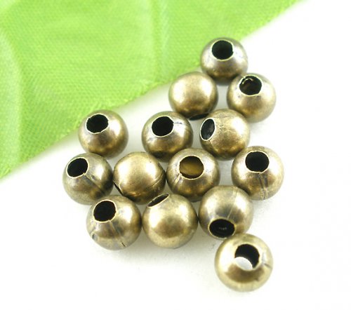 Kovový korálek ant.bronz 4mm/500ks
