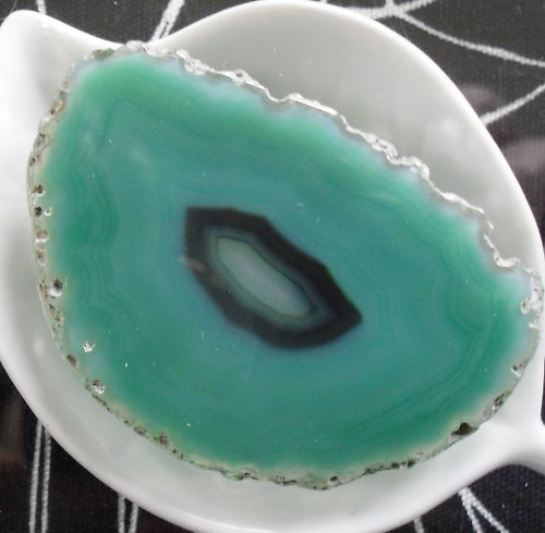 Achátový plátek 56x39x4mm — foto 1