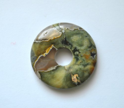 Jaspis kambaba donut - 30mm — foto 1