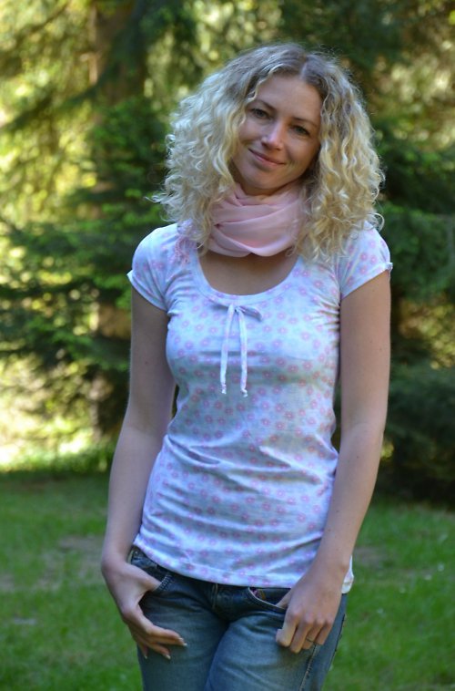 Kytičkované tričko — foto 1