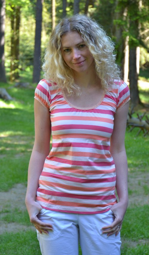 Pruhované tričko — foto 1