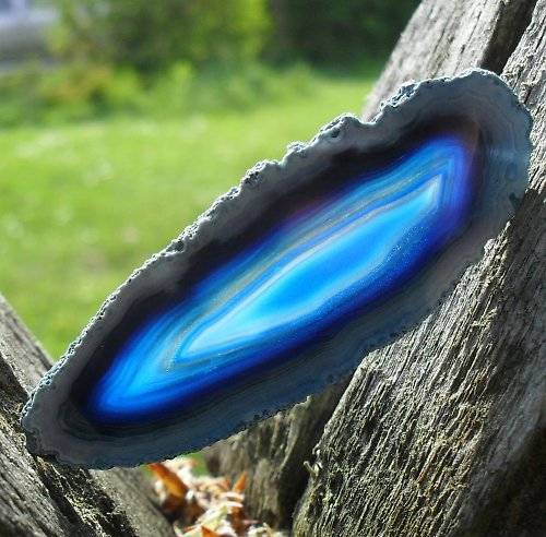 Achátový plátek 63x24x3mm — foto 1
