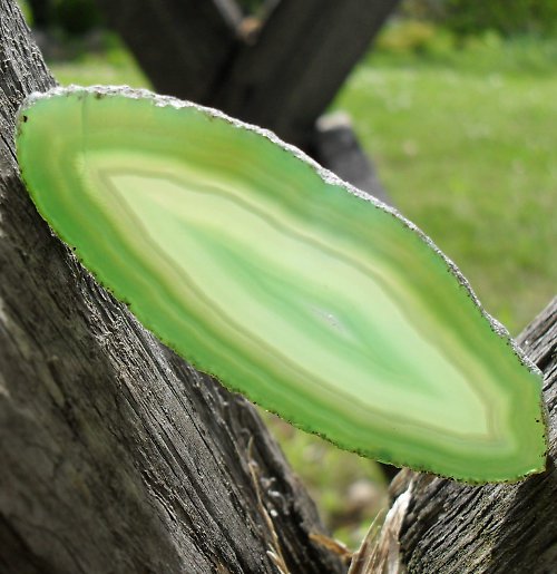 Achátový plátek 67x27x3mm — foto 1
