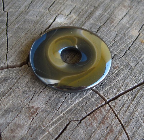 Hematitový donut - 30 mm — foto 1