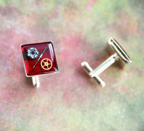 Manžetové knoflíčky /red/ — foto 1