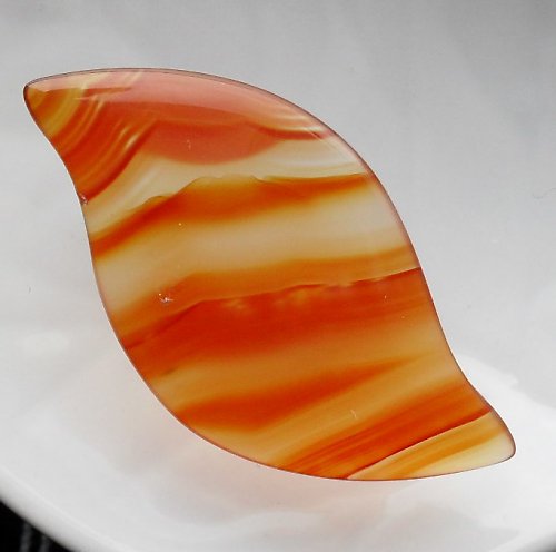 Čínský achát 37x18x4mm — foto 1