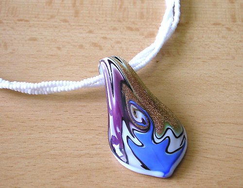 Náhrdelník barevné Murano — foto 1