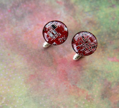 IT manžetové knoflíčky /red/ — foto 1