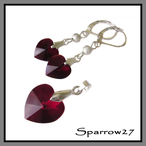 Sada swarovski - rudá krev — foto 1