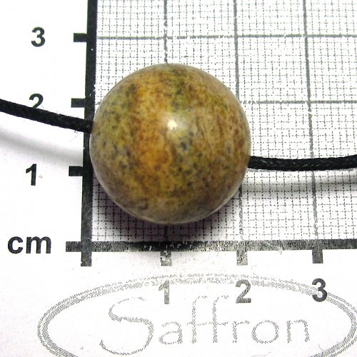 Obrázkový jaspis, kulička 2cm, vrtaná č.4 — foto 1
