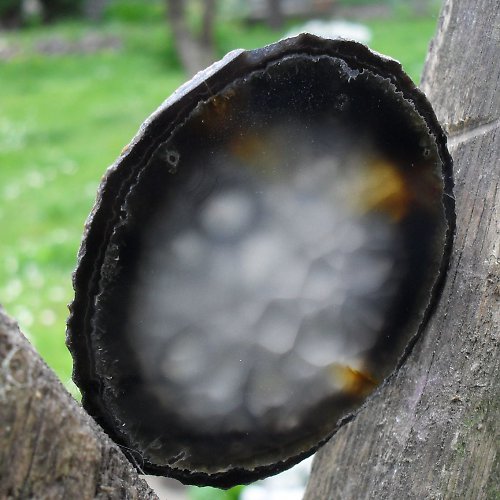 Achátový plátek 56x47x3mm — foto 1