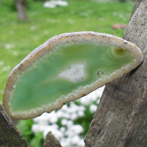 Achátový plátek 71x33x3mm — foto 1