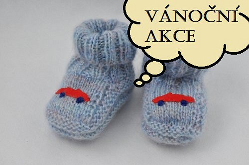 Dětské bačkůrky - autíčko 40% SLEVA — foto 1
