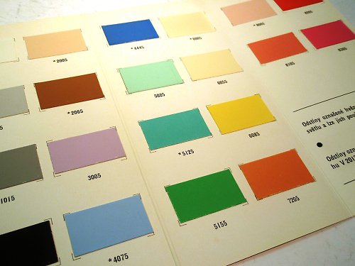 Reklamní Vzorkovnice Barev Latex - č. 1056