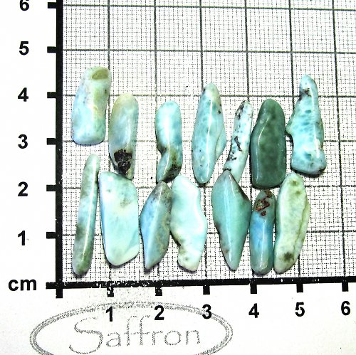 Larimar - podlouhlá droboť B2 — foto 1