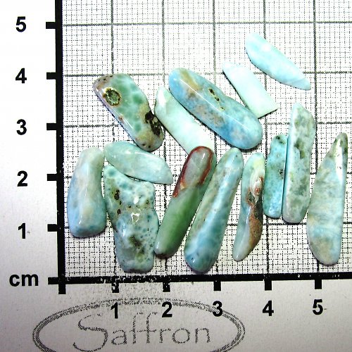 Larimar - podlouhlá droboť B3 — foto 1
