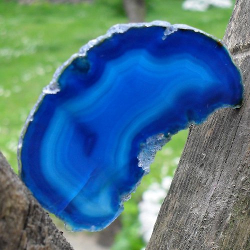 Achátový plátek 54x33x3mm — foto 1
