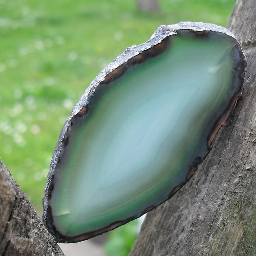 Achátový plátek 57x30x3mm — foto 1