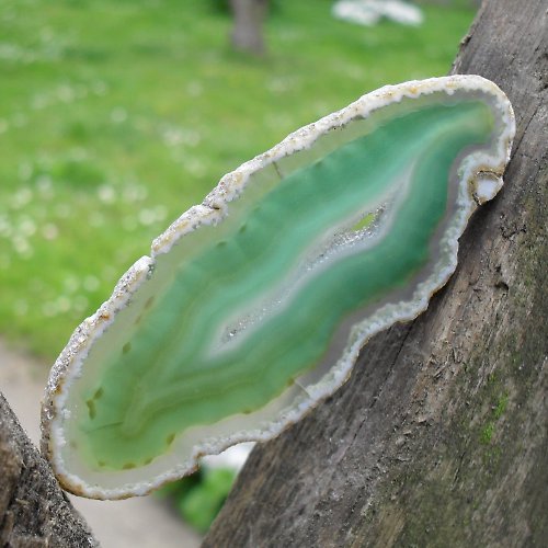 Achátový plátek 57x30x3mm — foto 1