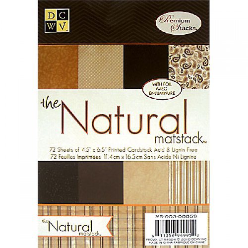 DCWV - Mat Stack NATURAL 24 ks - scrapbook — foto 1