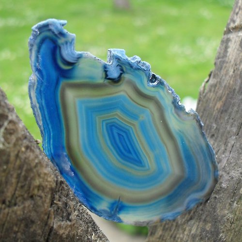Achátový plátek 58x32x3mm — foto 1