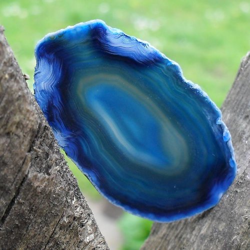 Achátový plátek 47x26x3mm — foto 1