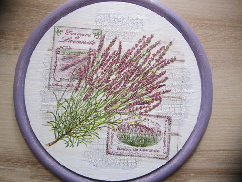 Dřevěný obrázek 25 cm