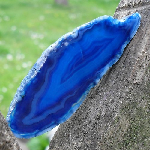 Achátový plátek 60x22x3mm — foto 1