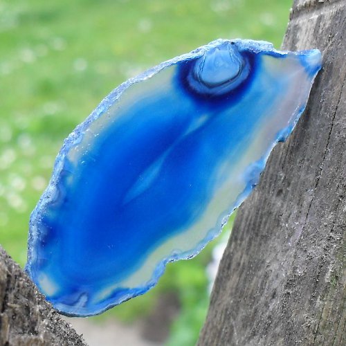 Achátový plátek 55x27x3mm — foto 1