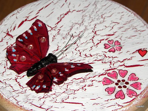 Šperkovnice patrová Red violet+pink — foto 1