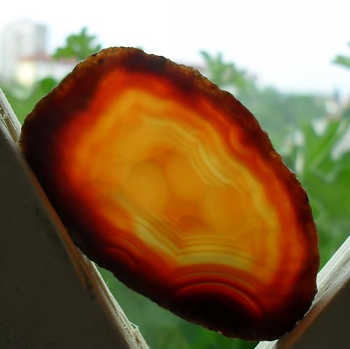 Achátový plátek 50x32x3mm — foto 1