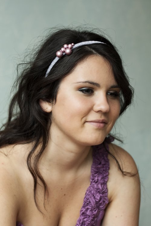 Čelenka s perlami Swarovski — foto 1