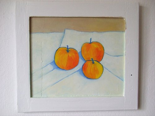 Tři jablka, olej 41,5 x 46 — foto 1
