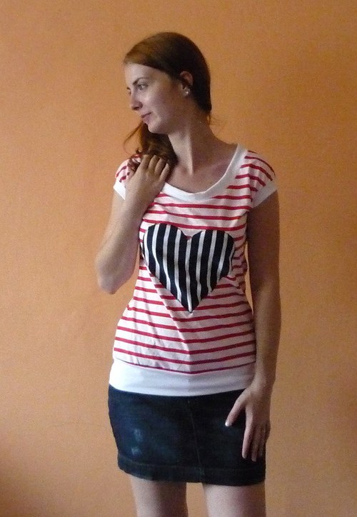 Pruhované triko — foto 1