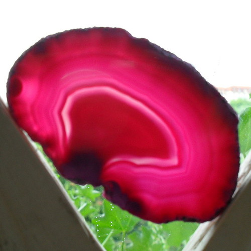 Achátový plátek 72x44x3mm — foto 1