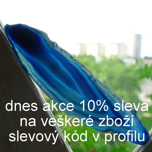 Achátový plátek 75x35x3mm — foto 1