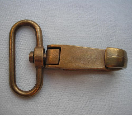 Karabinka kovová 3 cm mosaz — foto 1